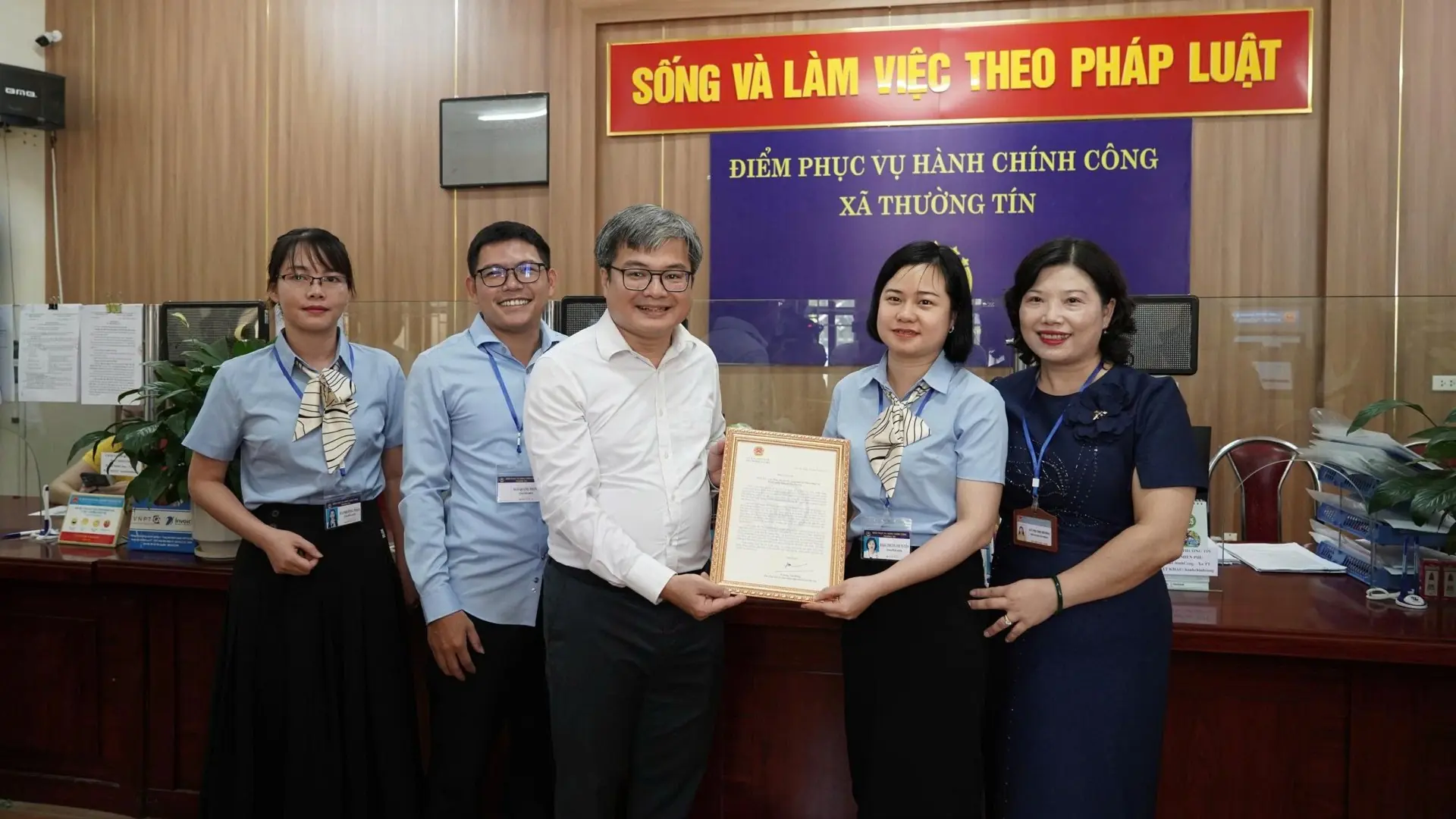 Xã Thường Tín được thành phố khen về cải cách hành chính